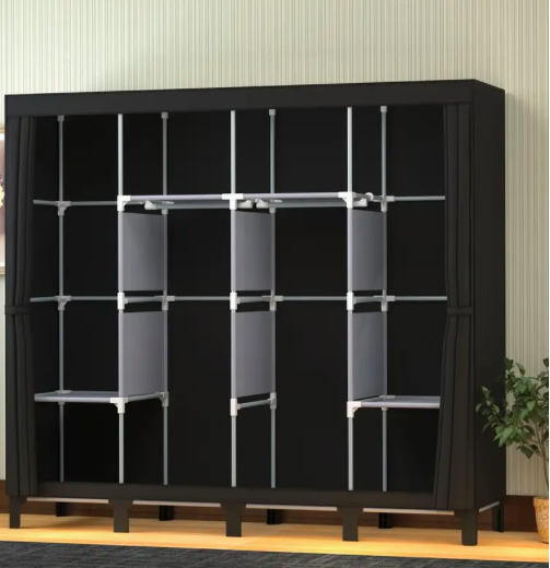 Miniatura 2 de ROPERO ARMARIO TELA 4 CUERPOS GRANDE 170